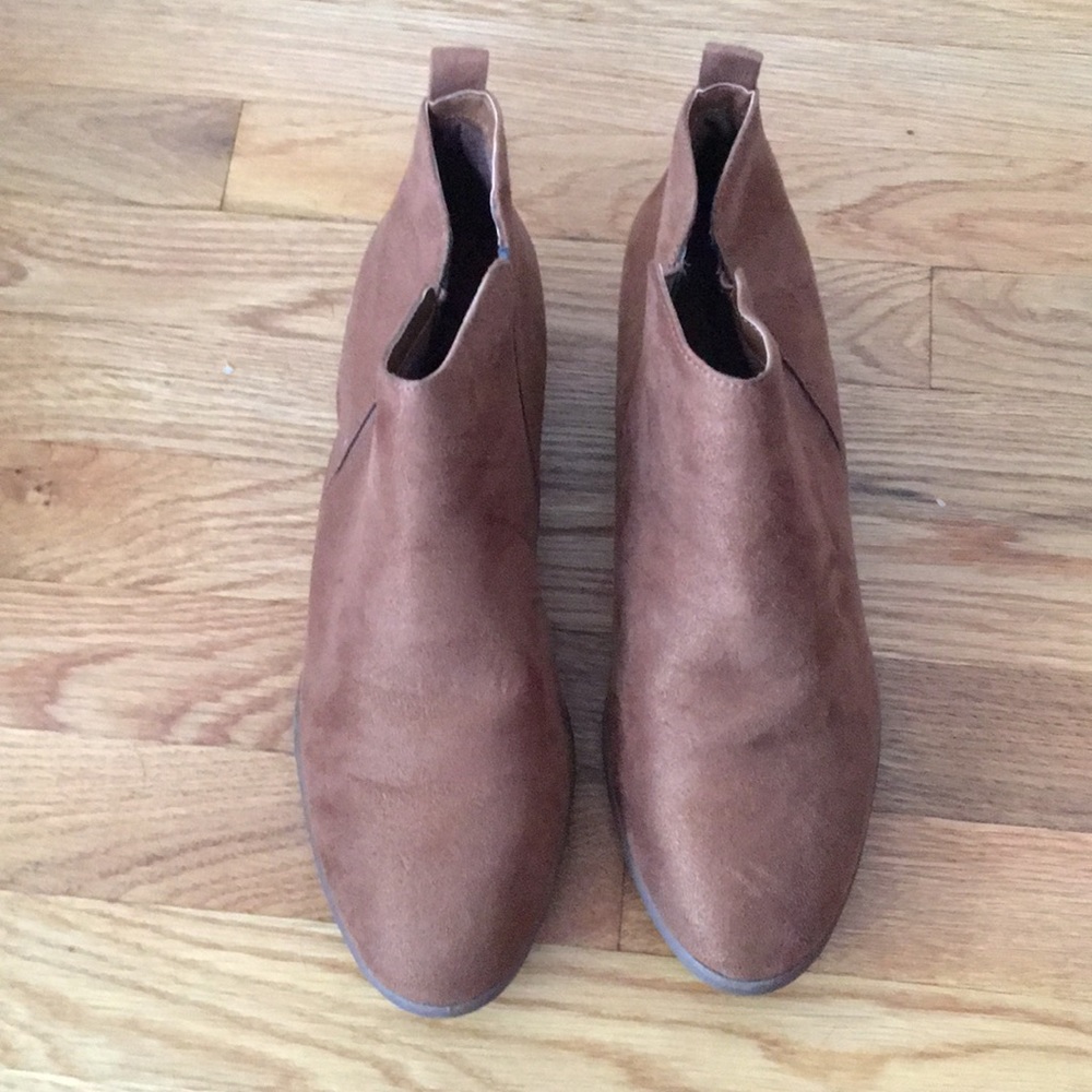 Brown booties